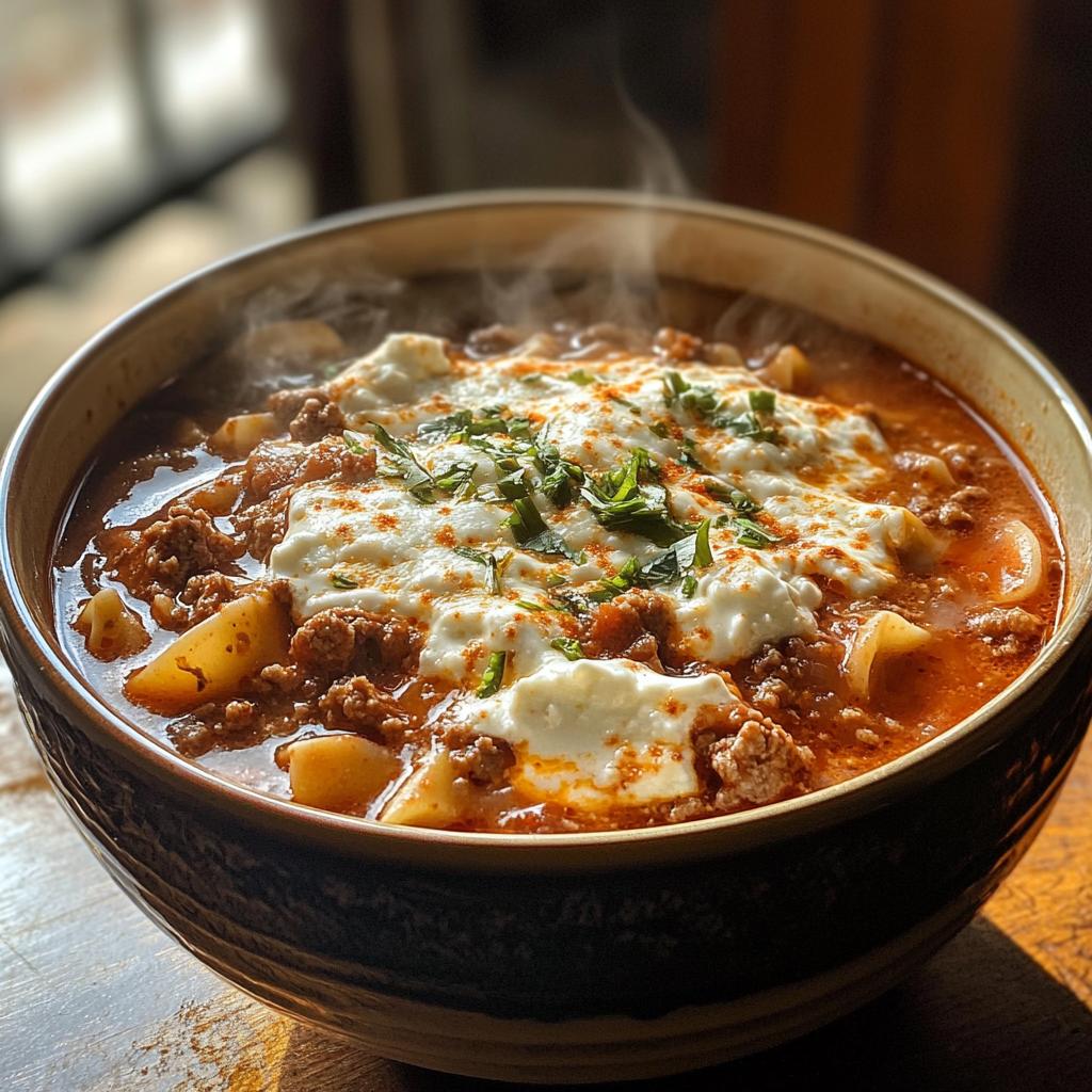 lasagna soup