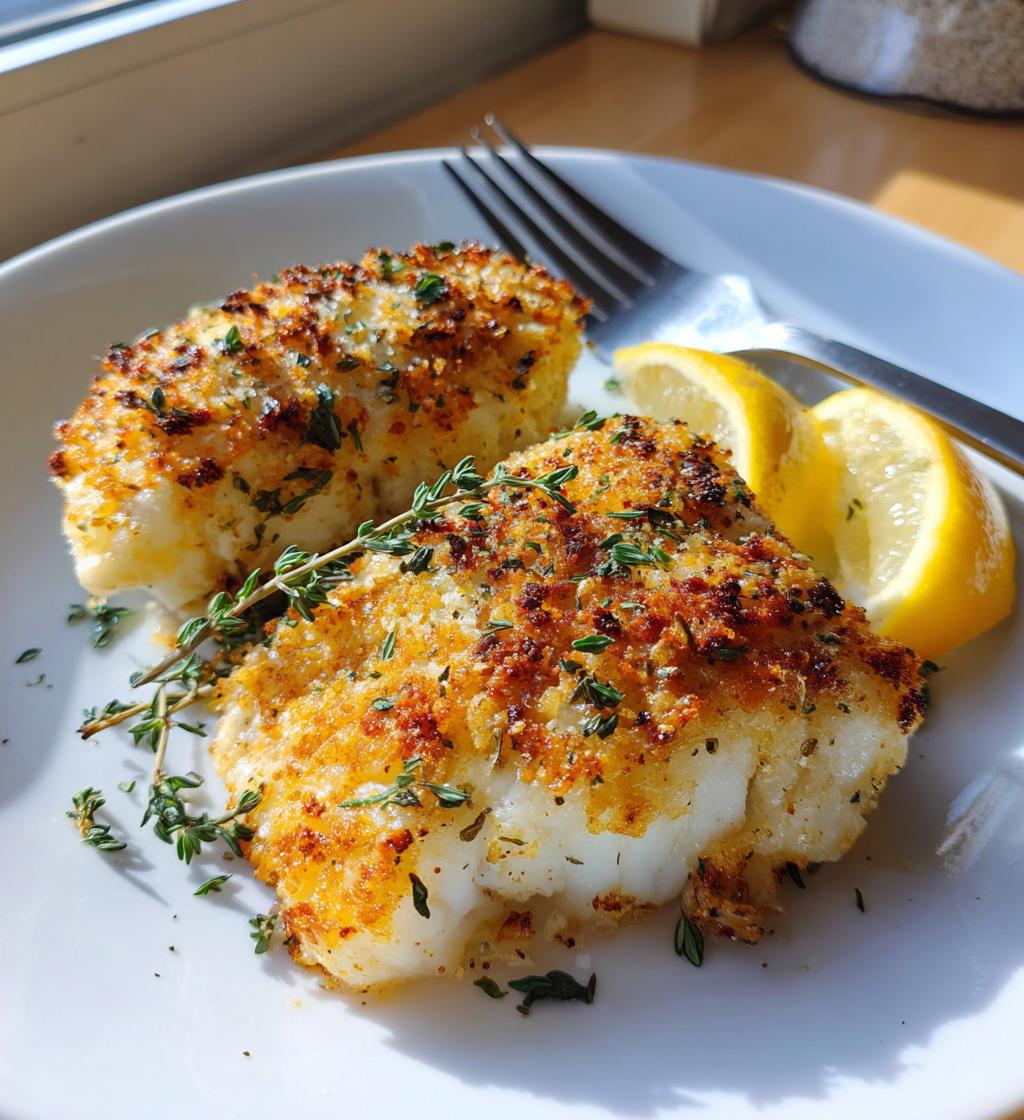 lemon parmesan cod