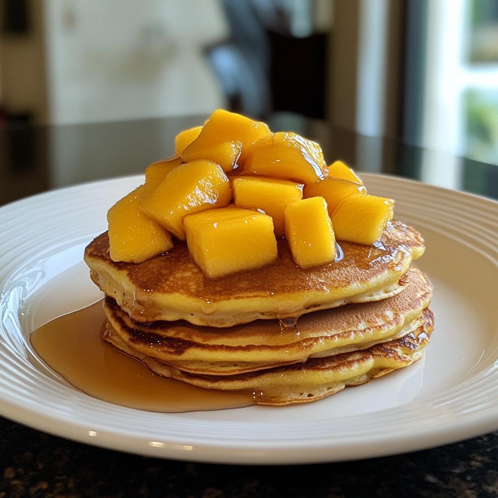 mango pancakes
