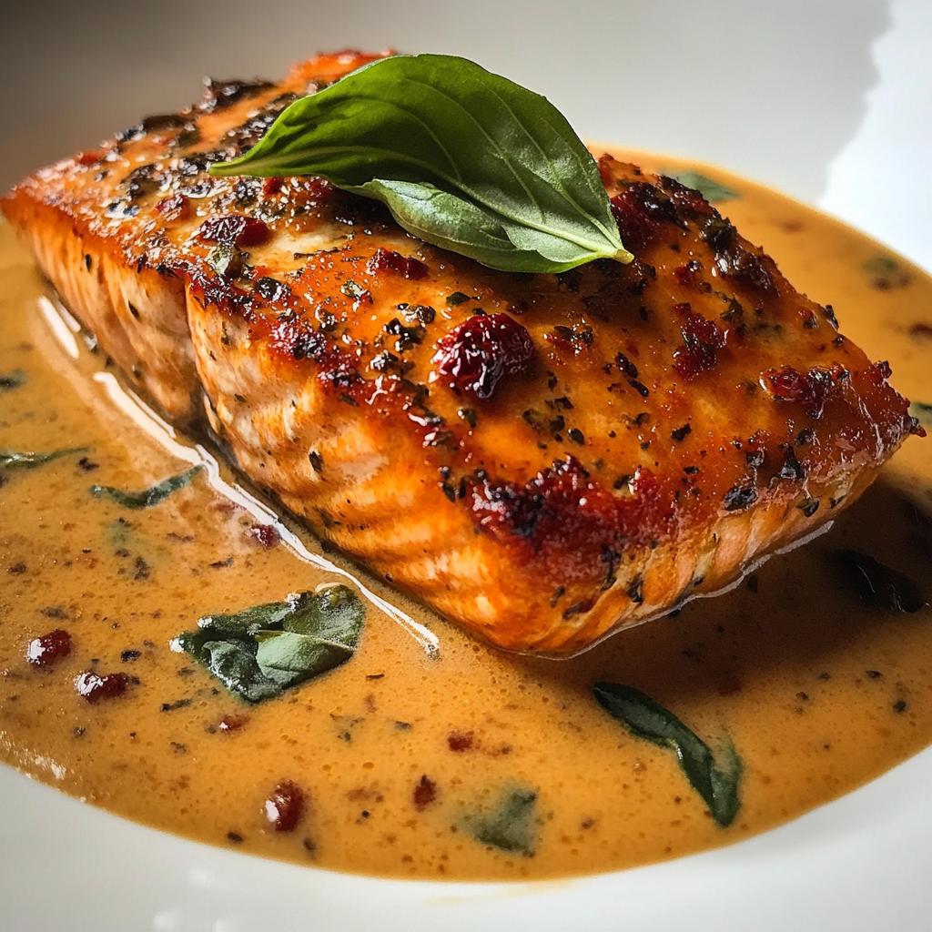 marry me salmon with creamy sun dried tomato sauce recipe