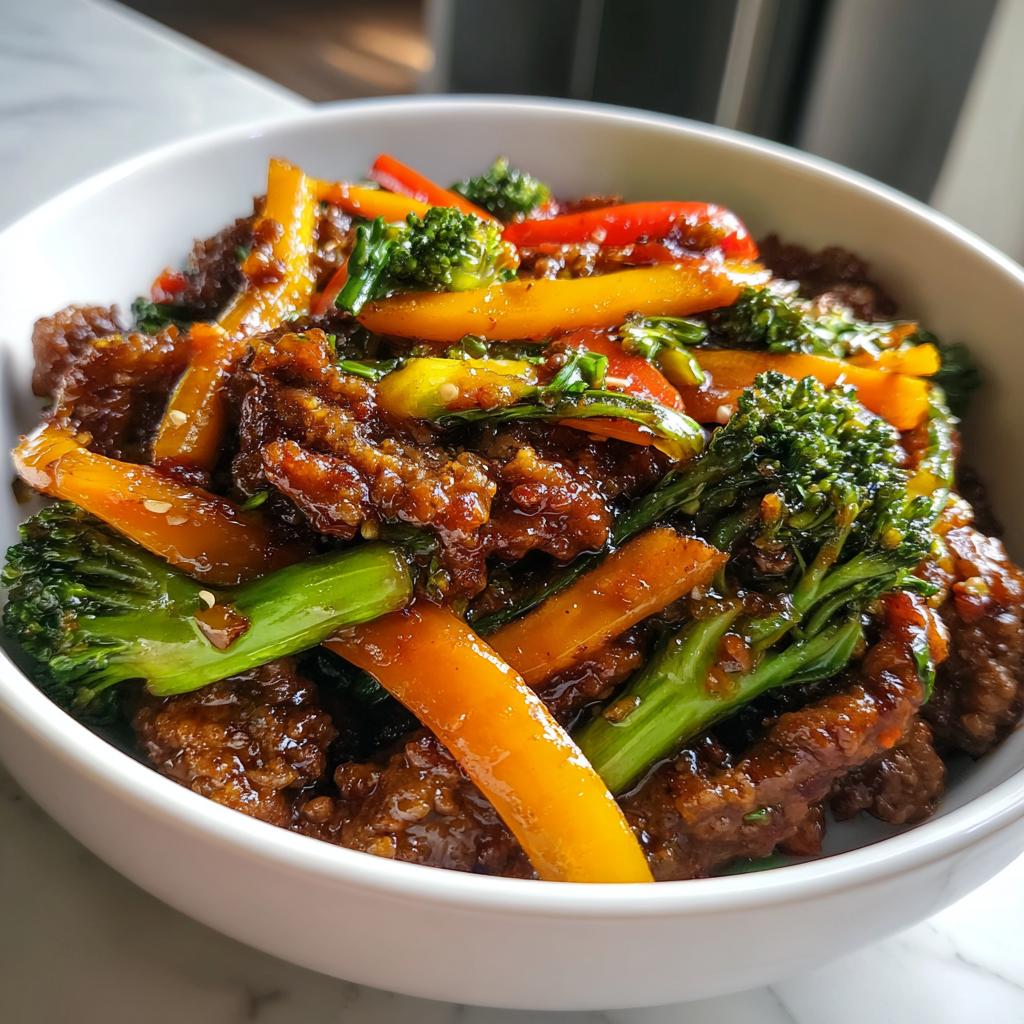 meal prep ground beef teriyaki