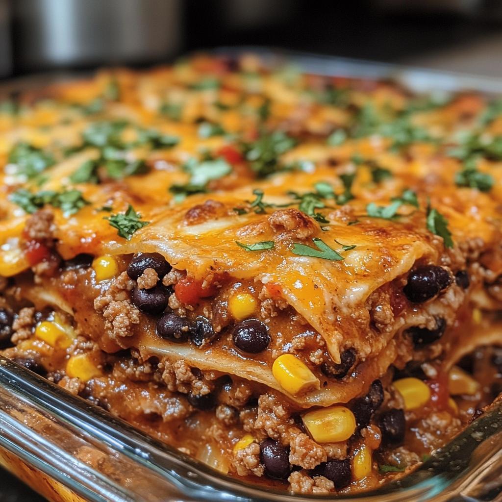 mexican casserole - detail 1