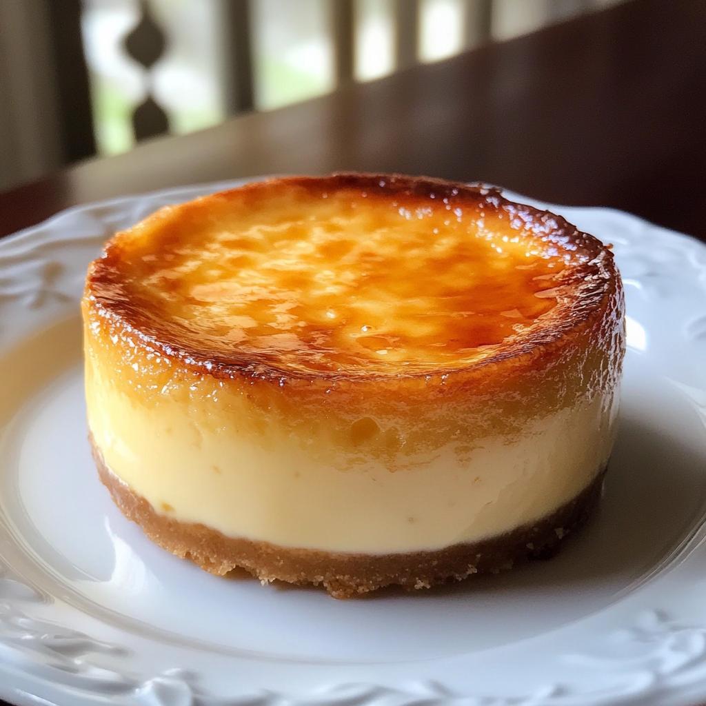 mini creme brulee cheesecakes