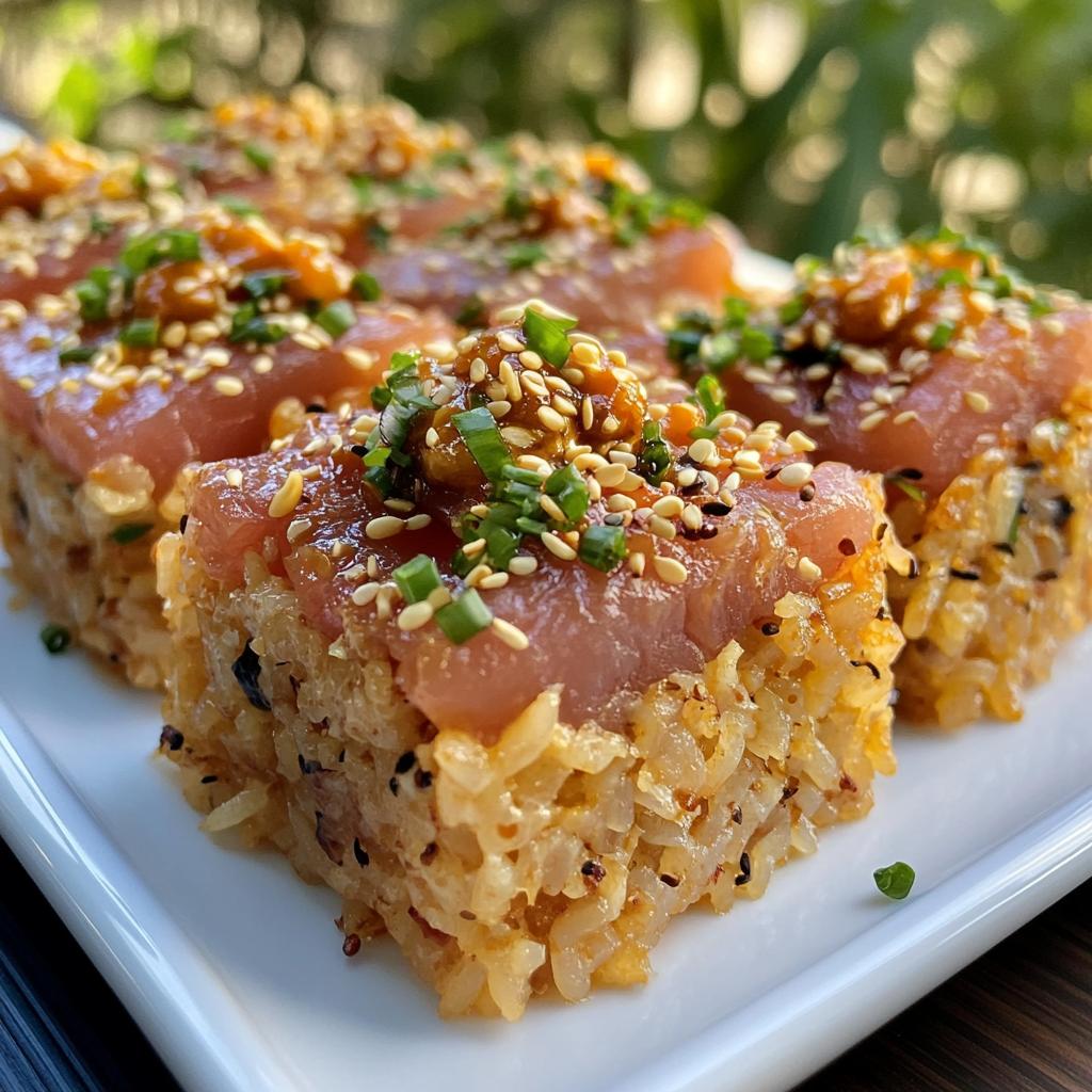 nobu crispy rice spicy tuna - detail 1