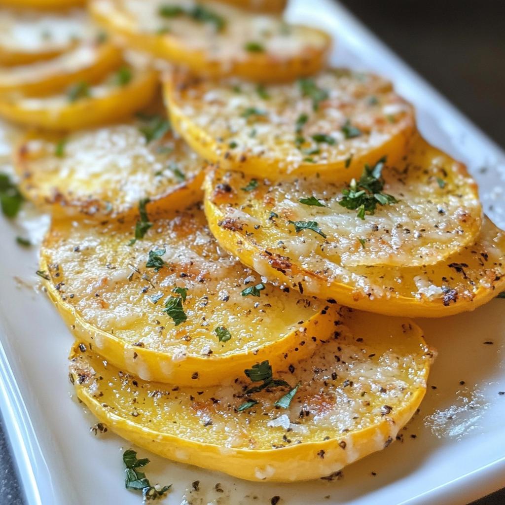 parmesan baked yellow squash recipe