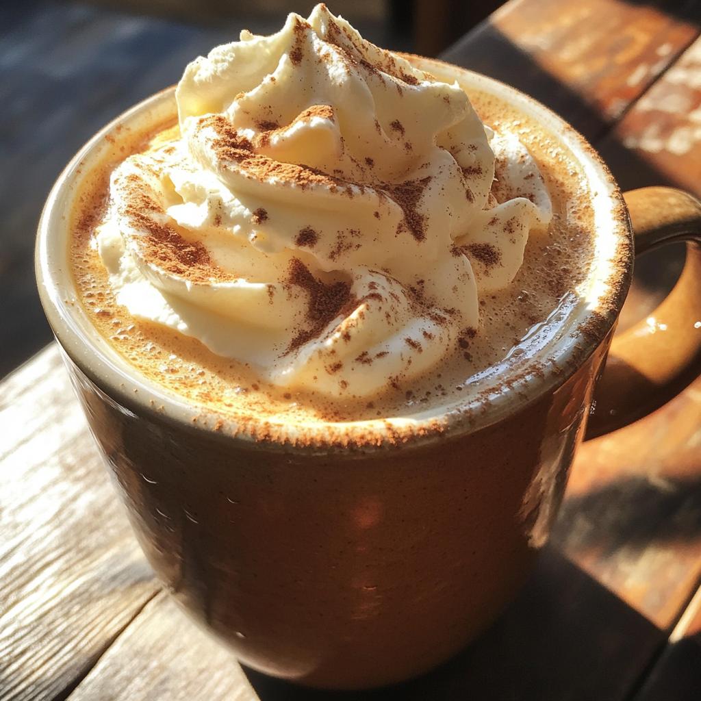 pumpkin apple cider with cinnamon spiced whipped cream recipe