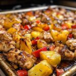 sheet pan teriyaki chicken and pineapple