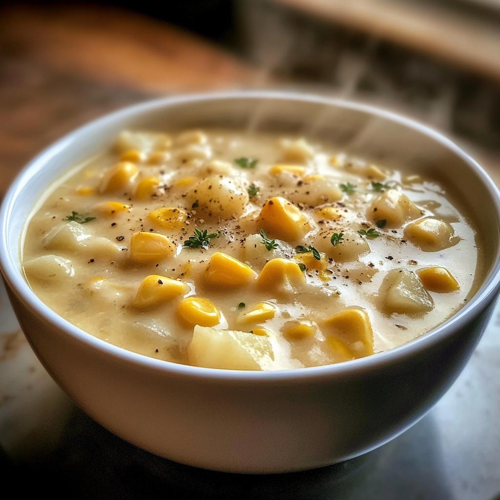 slow cooker corn chowder recipe