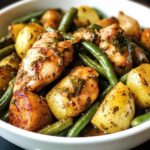 slow cooker seasoned chicken green beans and potatoes