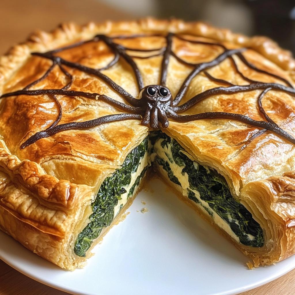 spider pie for halloween recipe