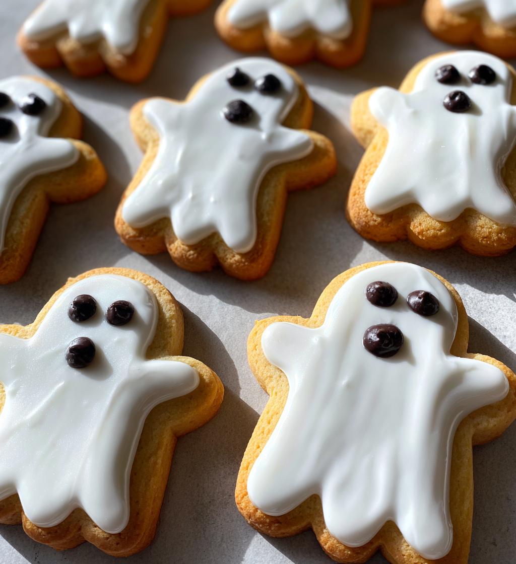 spooky ghost cookies recipe - detail 1