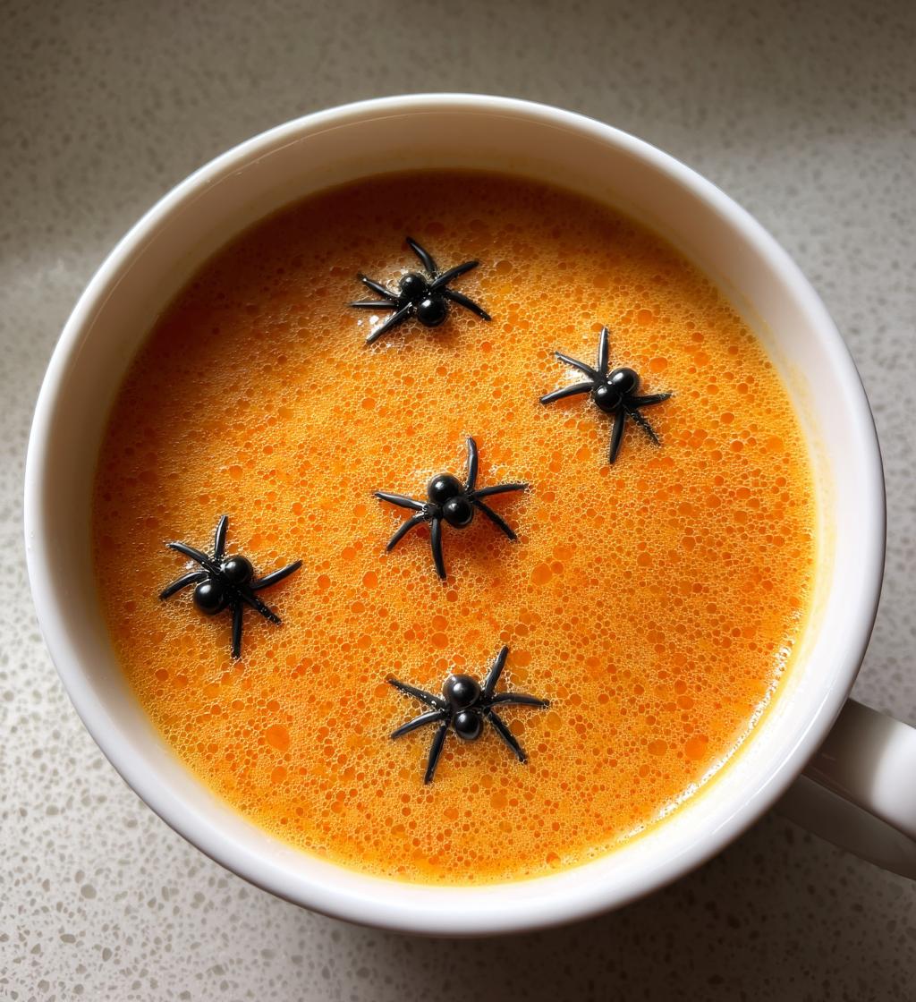 spooky halloween carrot soup recipe