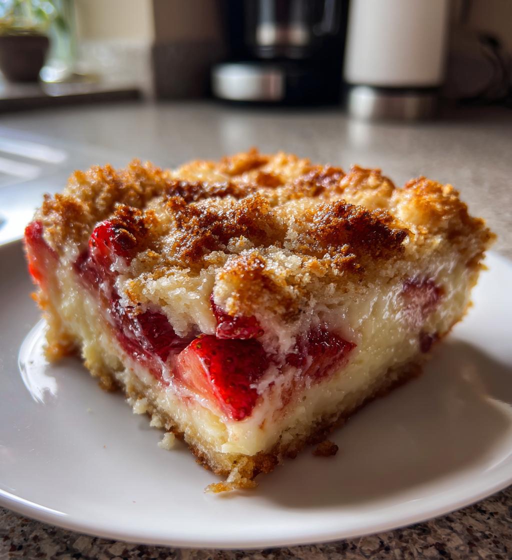 strawberry cheesecake dump cake