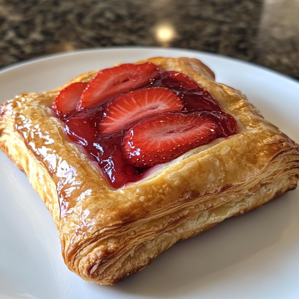 strawberry danish