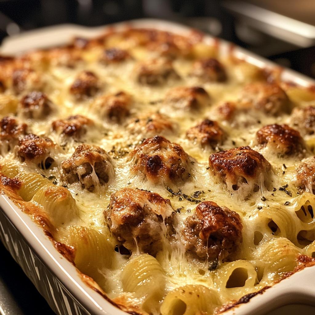swedish meatball pasta bake