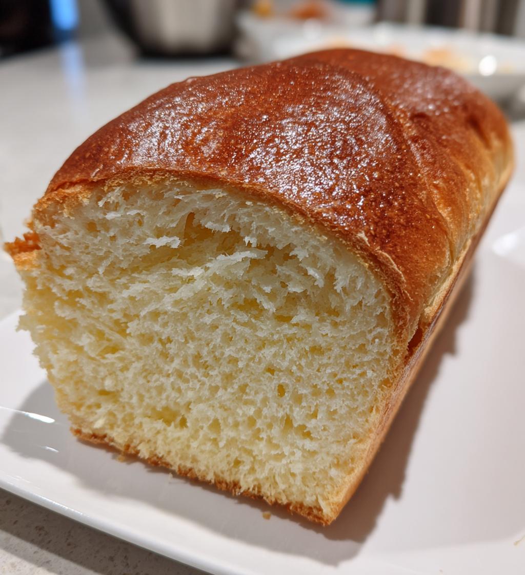 sweet condensed milk bread - detail 1