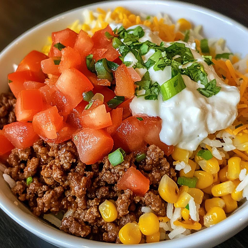 taco rice bowl