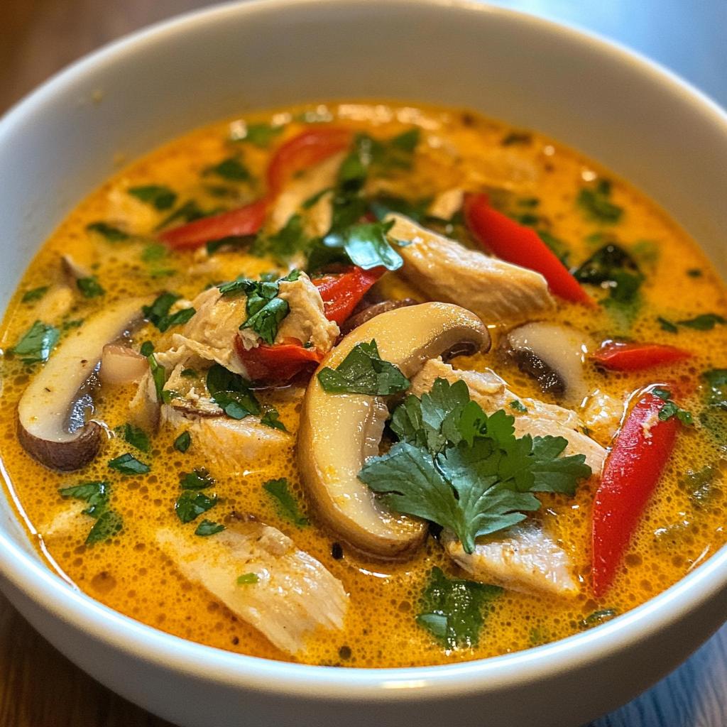 thai coconut chicken soup