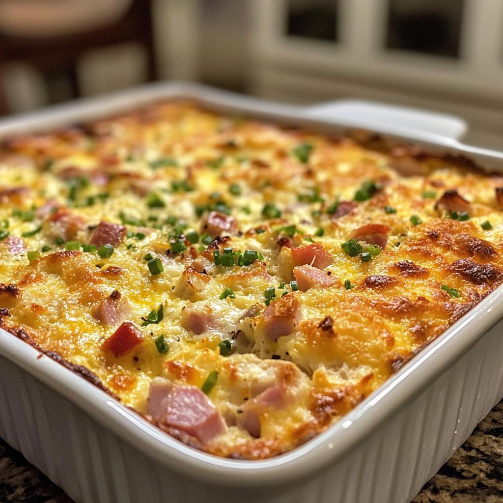 thanksgiving breakfast casserole - detail 1