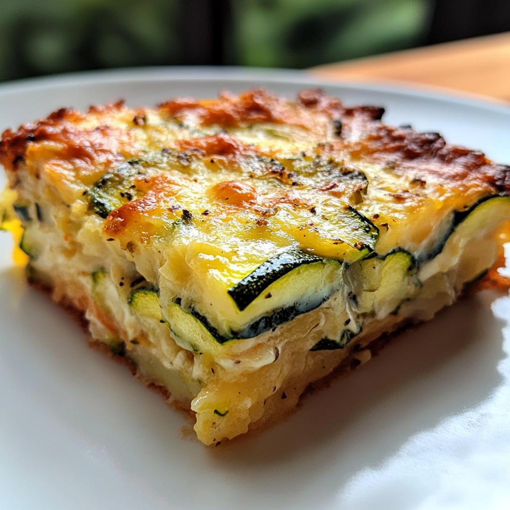 vegetarian zucchini slice