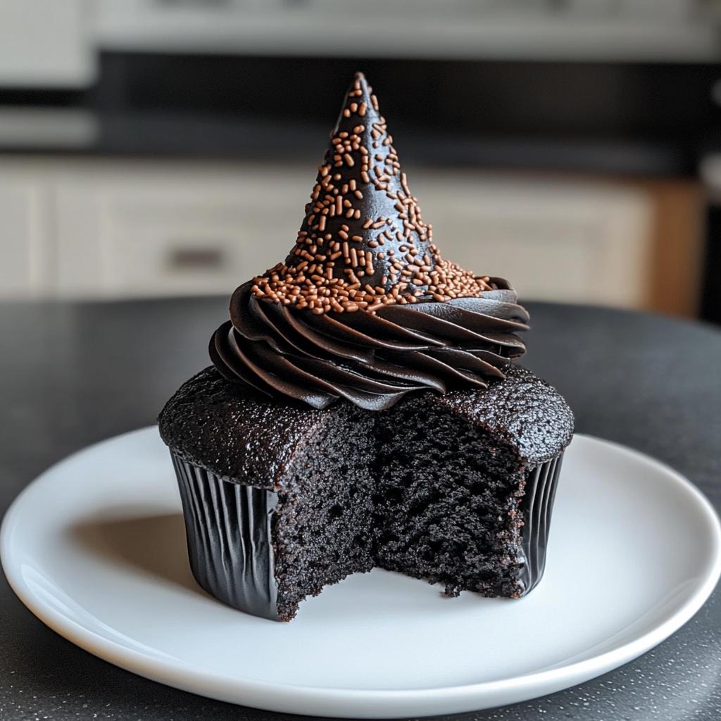 witches hat cupcakes recipe - detail 1