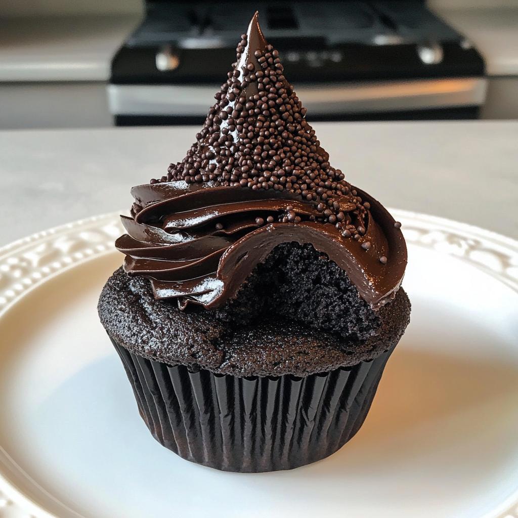 witches hat cupcakes recipe