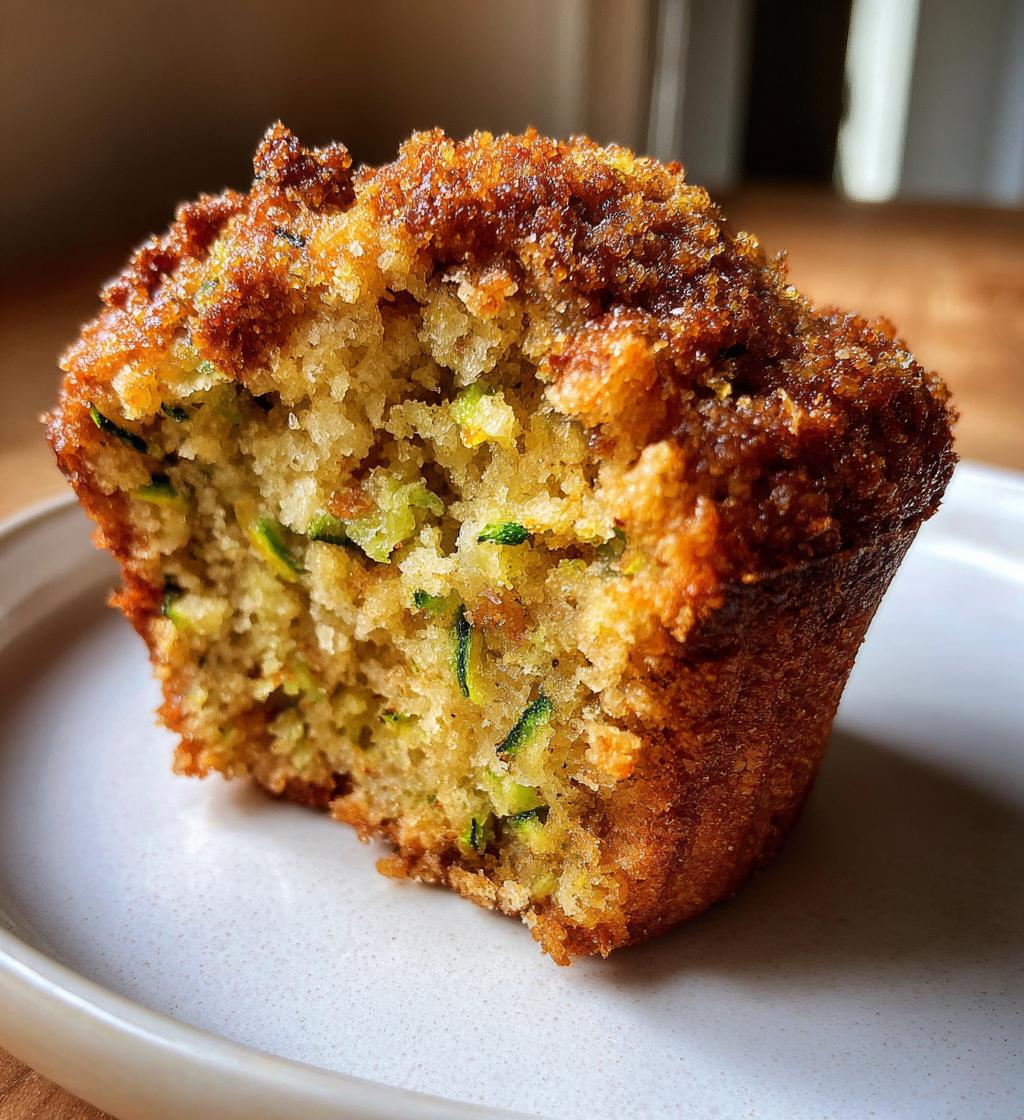 zucchini coffee cake muffins
