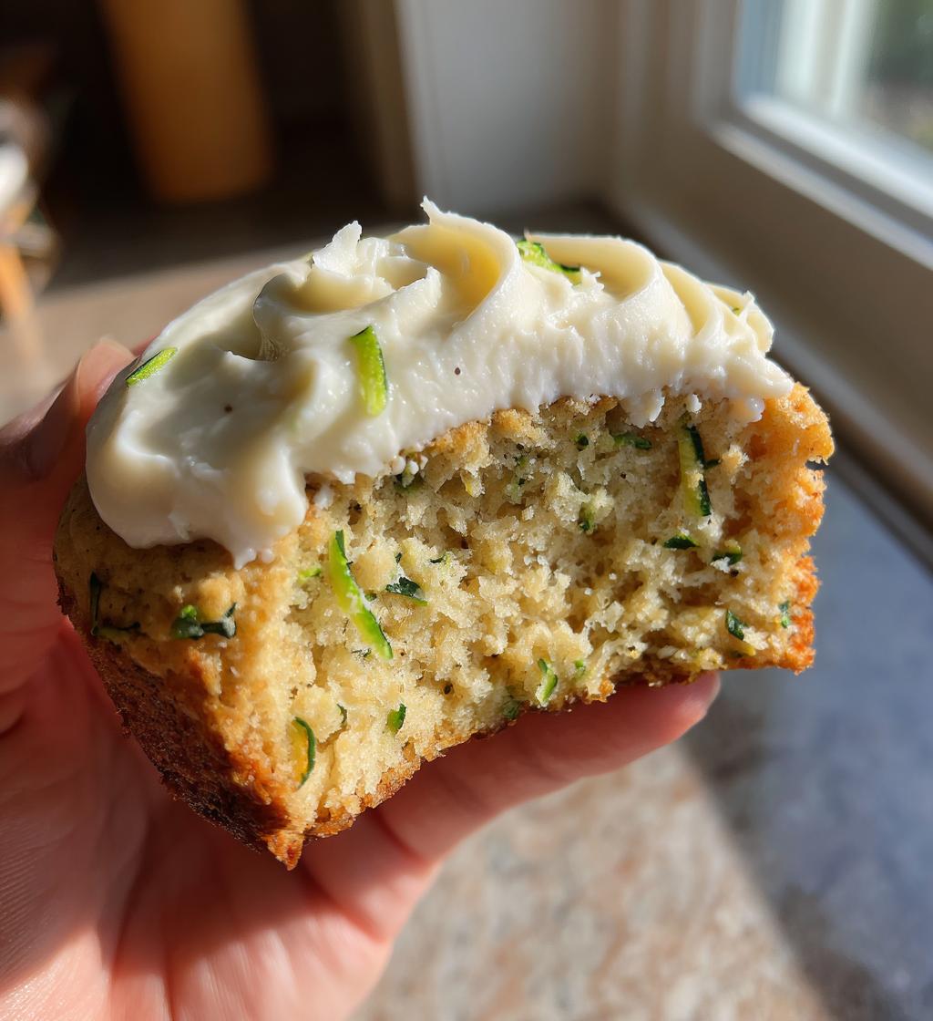 zucchini cookies with cream cheese frosting - detail 1