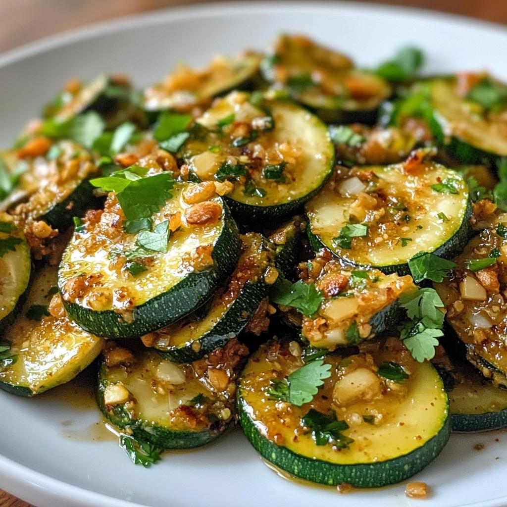 zucchini stir fry - detail 1
