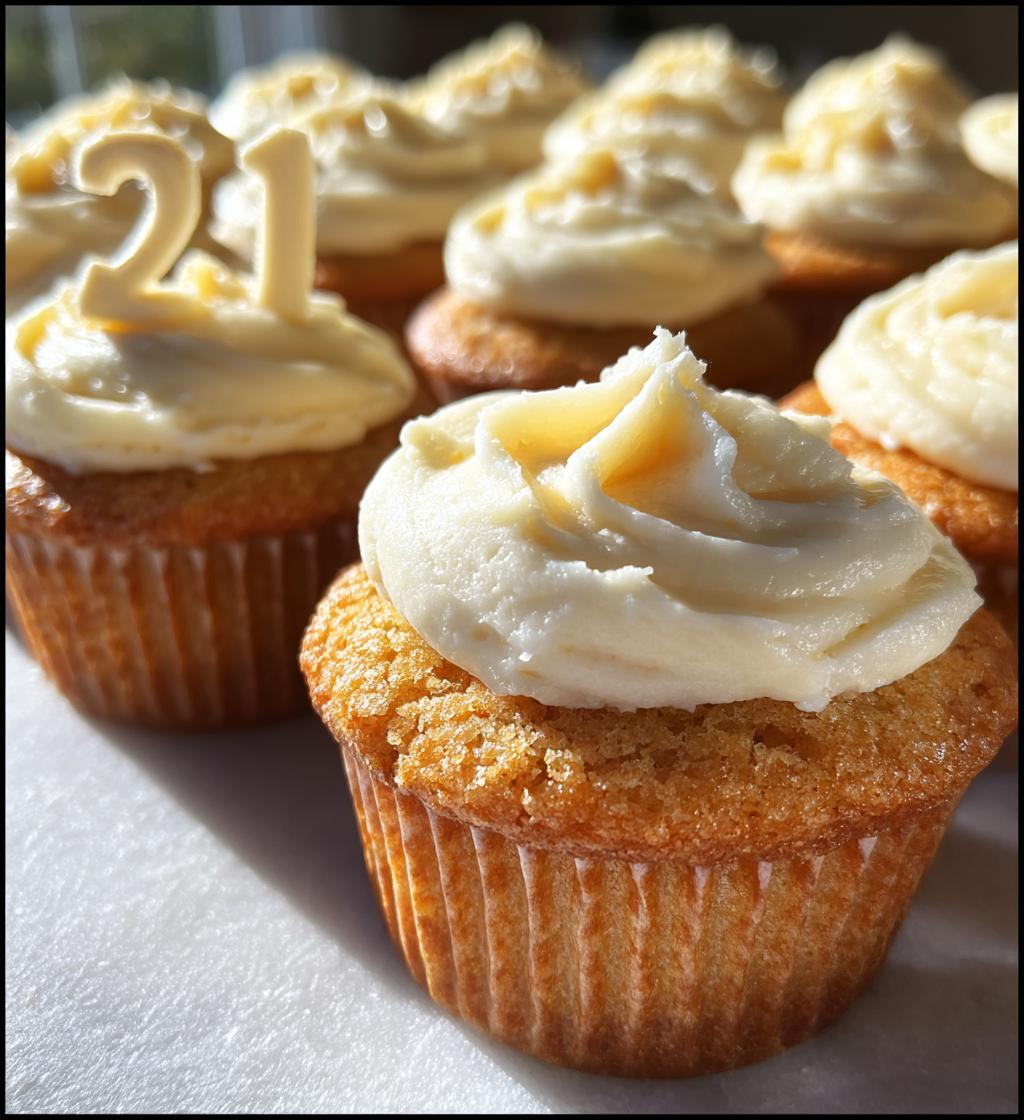 21 cupcake cake number - detail 1