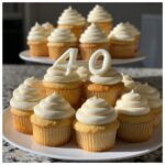 40 cupcake cake number