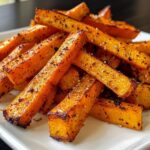 Butternut-Kürbis Baked Fries