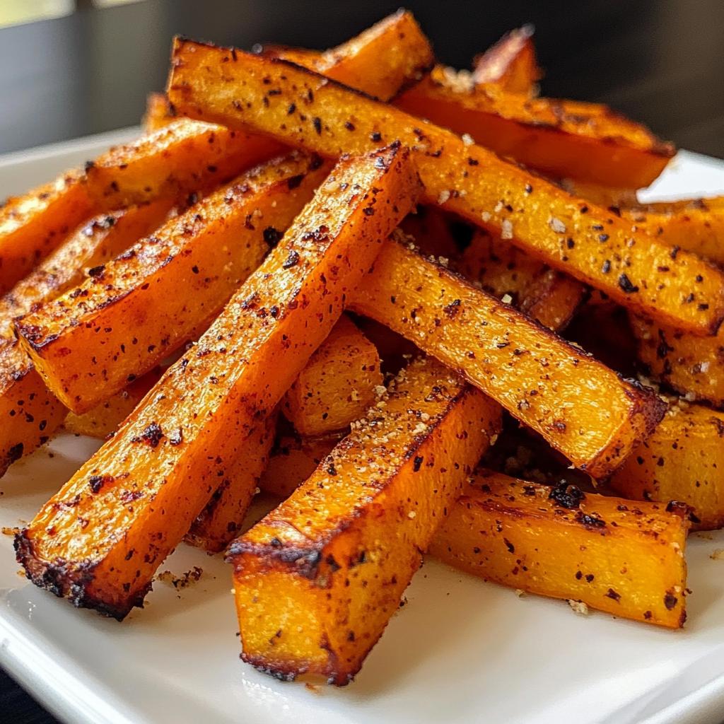 Butternut-Kürbis Baked Fries