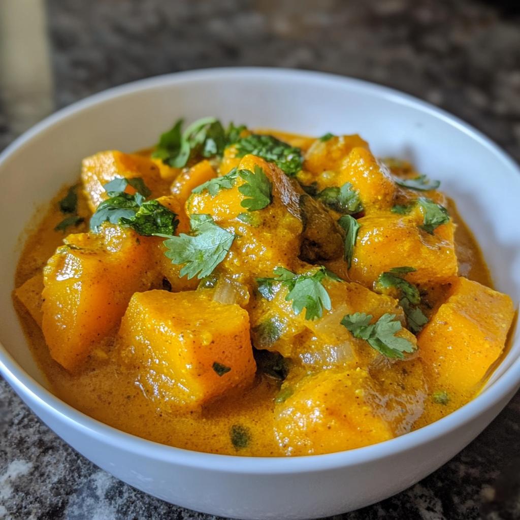 Butternut-Kürbis Curry mit Fenchel