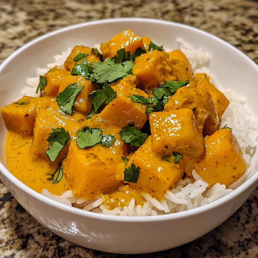 Butternut-Kürbis Curry mit Kokos und Kurkuma - detail 1
