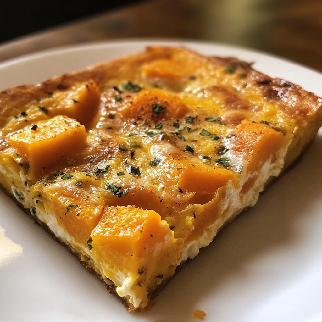 Butternut-Kürbis Frittata