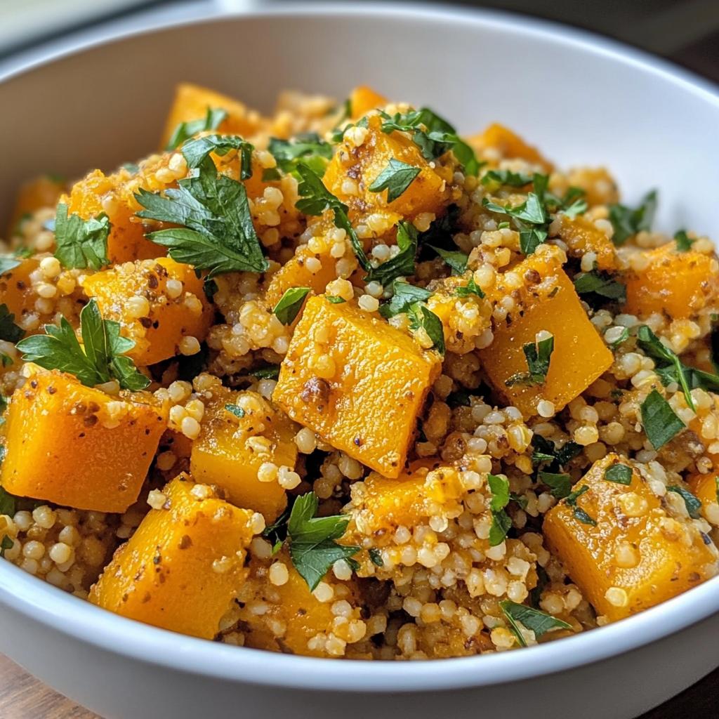 Butternut-Kürbis Hirse-Pilaw - detail 1