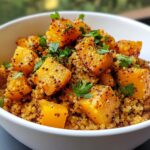 Butternut-Kürbis Hirse-Pilaw