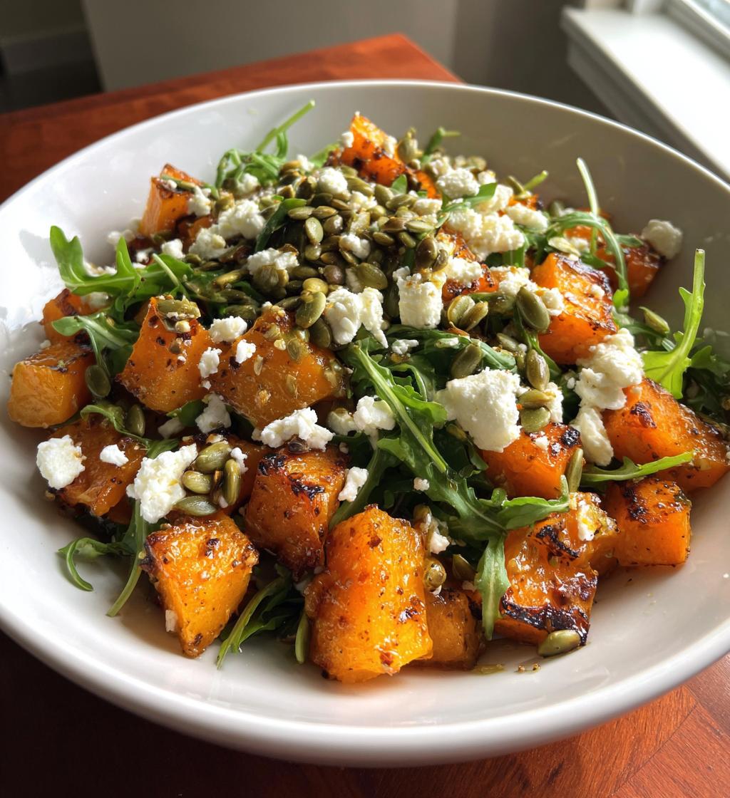Butternut-Kürbis Salat mit Fetakäse - detail 1