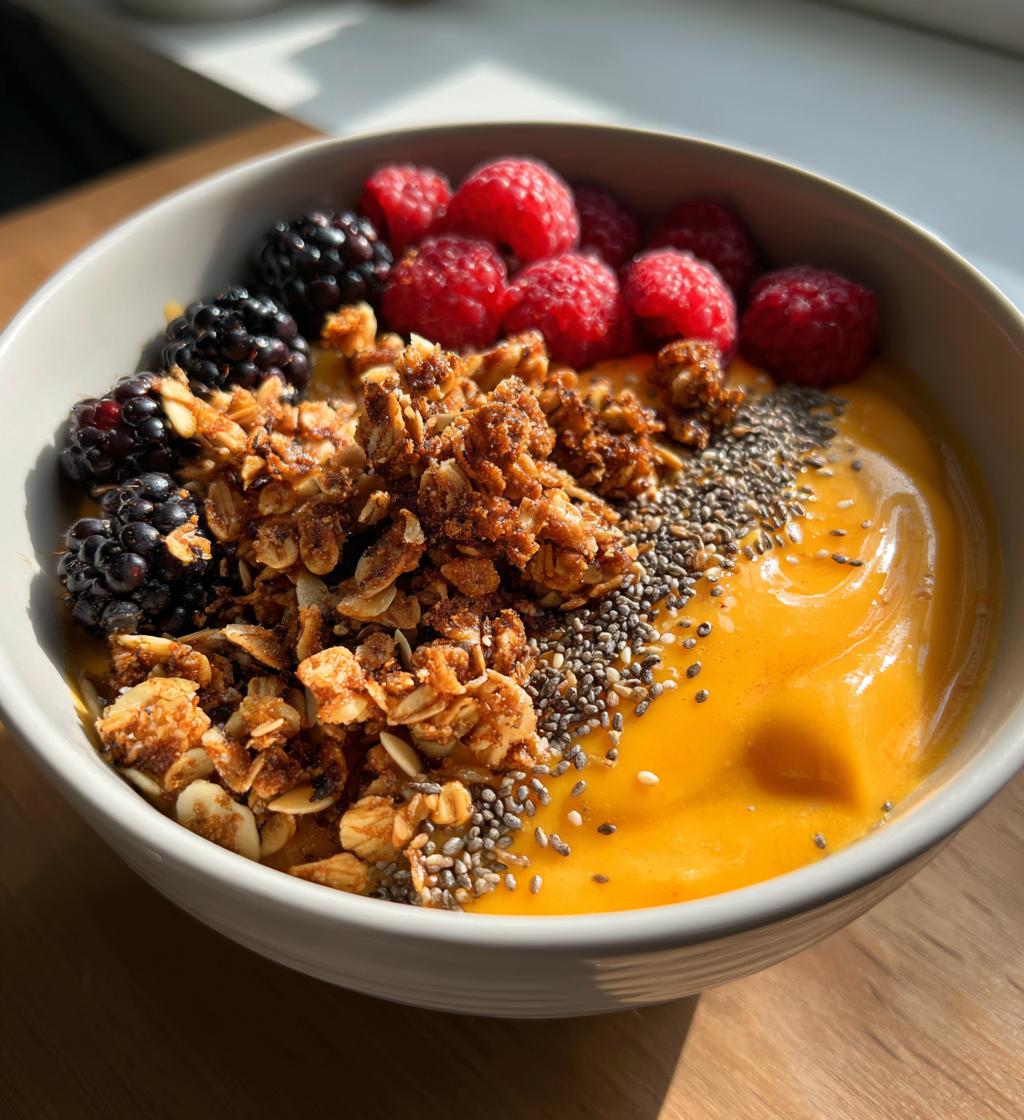 Butternut-Kürbis Smoothie Bowl