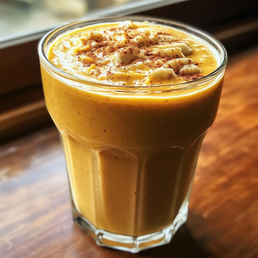 Butternut-Kürbis Smoothie mit Banane