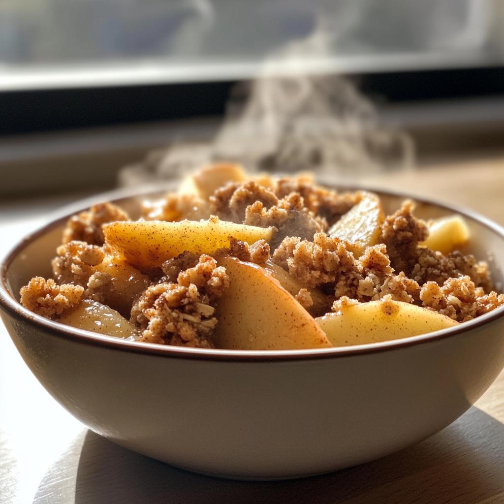 air fryer apple crisp
