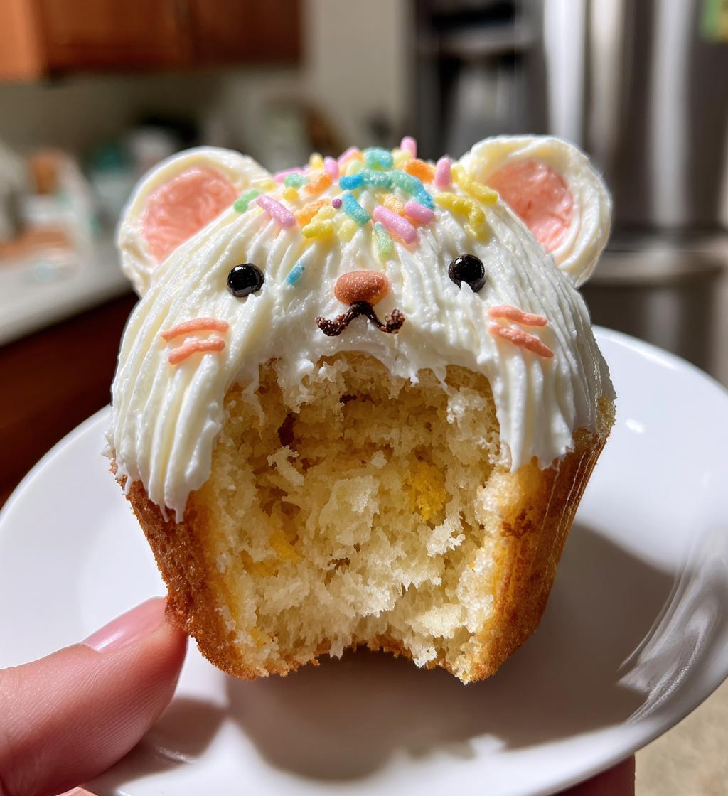 animal cupcake