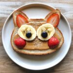 animal face toast