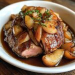 apple cider braised pork shoulder