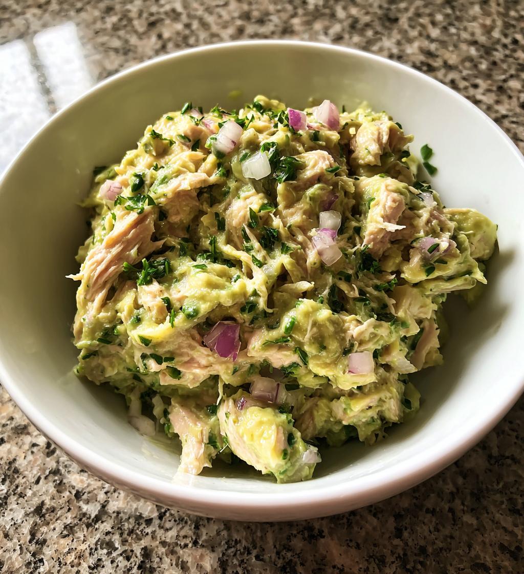 avocado tuna salad