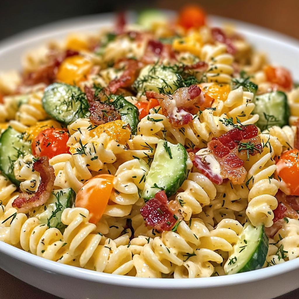 bacon ranch pasta salad