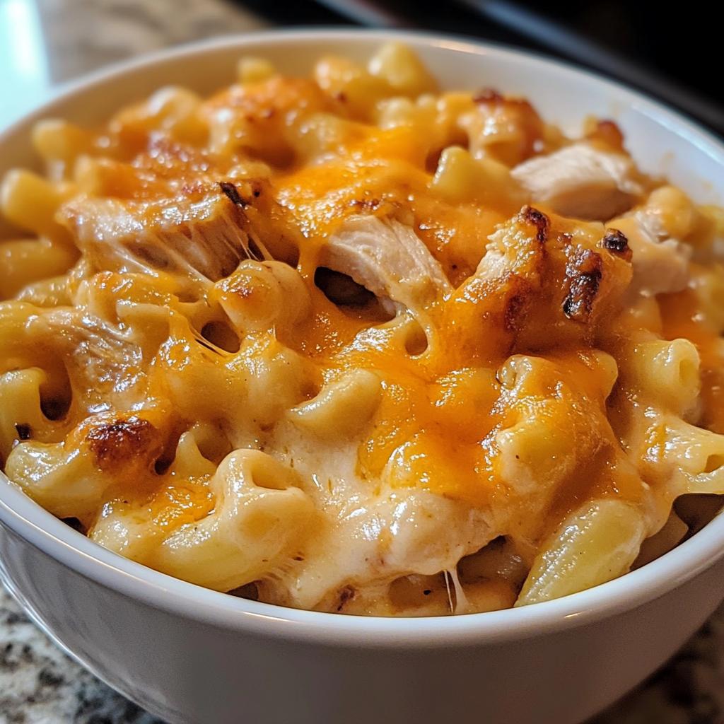 bbq chicken mac and cheese