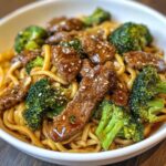 beef and broccoli lomein