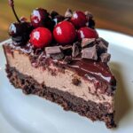black forest cheesecake